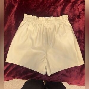 Steve Madden PU Leather Shorts